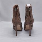 Steve Madden  Vapor Studded Stiletto Ankle Boots Women’s 6 Tan Pointed Toe Glam Photo 3