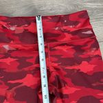 Athleta  Elation Train‎ High Rise Red Shimmer Camo 7/8 Leggings Size SP Photo 8