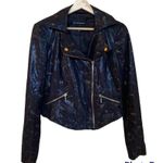 Rock & Republic Jacket Moto Baroque Deluxe Foil Sz. S Photo 0