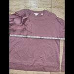 Ted Baker  Ozai ruffle‎ dusty rose sweatshirt long sleeve Ted 1 sweater pullover Photo 2