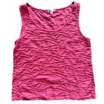 Toad & Co  Samba Wave Tank Top Women's Blouse 100% Cotton Tencel Orange Pink Medium Photo 0