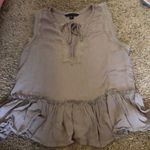 American Eagle AE Mauve Peplum Top Photo 0
