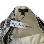 For Love & Lemons Claude Faux Snakeskin Mini Skirt Women’s Size XS Black Photo 4