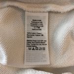 J.Crew  Womens University Terry Short Sleeve Lace Up Shirt White S Photo 4