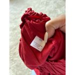 JLUXLABEL NWOT  Womens Red More Love Linen Size‎ Small Photo 3