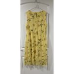 Women’s Floral Pastel Dress 18w Cottagecore Prairie Sleeveless Fairycore Maxi Yellow Photo 2
