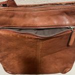 Boho Chic Vilenca Holland Woven Leather Crossbody Purse Brown Photo 3