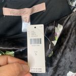 Anthropologie  Hutch‎ black velvet floral midi dress small spring wedding guest Photo 6