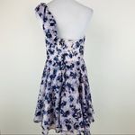 Topshop NEW  One Shoulder Floral Chiffon Dress‎ Photo 3