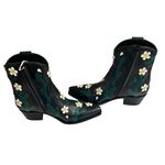 Valentino Garavani Black Leather Daisy Ankle Cowboy Boots 5.5 - 6 Women Size 36 Photo 4