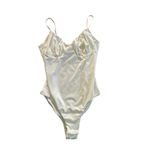 Princess Polly  Xx cream White Bodysuit Tank Size 4 Photo 6