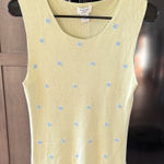 Brooks Brothers Brooks 346 100% Silk Floral Embroidered Tank Top Sweater Vest Photo 0