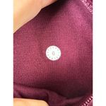 Lululemon  Zip The Line Crop *23 Deep Ruby / Poppy Coral - Size - 6 Photo 4