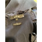 Miss Me  Dress Buttons Sleeveless Blue Classic Preppy Small Ruffle Photo 5