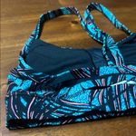 Lululemon  Blue Patterned Sports Bra Photo 3