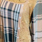 Plaid and Lace Button Photo 1