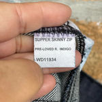 Ksubi  Supper Skinny ZIP Jeans Dark Indigo wash 24 Photo 11