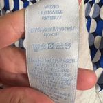 Boden Blue Geometric Print Long Sleeve Ruched V Photo 7