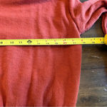 Madewell Clairview Hoodie Sweater Crop Sporty Short Textured Vintage Orange XXS Photo 10