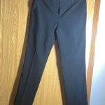 Black Tailored Straight Leg Pants for Formal Wear Size 8 Photo 0