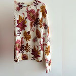 Spartina 449 Fall Floral Crewneck Sweater, Size Medium Photo 12