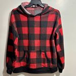 White Birch Red and Black Plaid Buffalo Check Lightweight  Hoodie (962) Photo 0