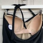 NWT Swimsuits For All Womens Tank Tankini Top Black Halter Twisted Plus 20 Size 20W Photo 3