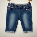 Vanilla Star Jeans Y2K crop Bermuda style shorts size 4 Photo 0