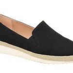 Journee Collection Leela Espadrille Slip On Sneaker Black Canvas Fabric 7 Photo 0