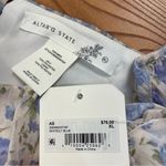 Altar'd State Sydney Mini Tiered Ruffle Fit & Flare Dress Flutter Sleeve XL FLAW Photo 8