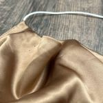 Isabelle's Cabinet isabelle’s cabinet brown satin top Photo 2