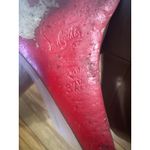 Christian Louboutin  Beige Patent Leather Wedge Pumps Iconic Elegance, Minor Wear Photo 14