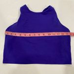 Athleta Racerback Cropped Tank Top Purple Size M Photo 4