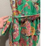 Banjanan Eliza In Rose Garden Island Green Print Maxi Dress Photo 3