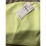 Good American  Scuba Hot Shoulder Swim Top Key Lime X-7 US Size 4XL Photo 4