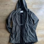 BCBGeneration BCBG Generation Snow Jacket Women Fleece Lined Hood Coat Charcoal Gray Small Photo 0