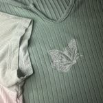 Romwe Green T-Shirts Set Photo 2