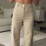 ZARA Tan Jeans Photo 0