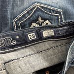 Miss Me  buckle embroidered Y2K 2000s 90s bootcut blue jeans size 29x3.5 long Photo 6
