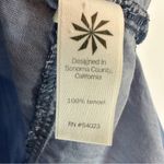 Athleta  Shirt Bootjack Chambray ButtonUp Denim Split Back Top Woman’s XS Blue Photo 9