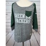 Nike  NFL Team Green Bay Packers Pullover Sweatshirt Medium long‎ sleeve Pocket Photo 5