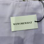 We Wore What  NWT Satin Charmeuse Heather Purple Mini Skirt Size Small Photo 3