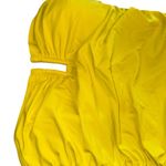 DKNY  Bright Yellow Strapless One Piece Swimsuit Photo 2