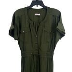 Parker  Green Cargo Jumpsuit Short Sleeve Small (estimated) New Photo 2