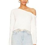 Revolve NWOT Ravie One Shoulder Sweater in White Photo 0
