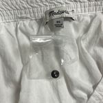 Madewell  Nisha Poplin Mini Dress White Cotton Square Neck Boho Cottage NWOT XS Photo 6