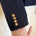 Ralph Lauren Lauren‎  Blazer Womens Size 6 Navy Blue Preppy Wool Blend Jacket Photo 4