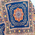 Modcloth  Evening In Athens Handkerchief Hem Midi Dress Patchwork Grecian Print Photo 5