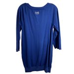 See By Chloe  Sweatshirt Dress Pockets Bottom Pleat Womens Size 2 Blue Bow Photo 6