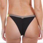 Beach Bunny BEACH‎ BUNNY Endless Summer Bikini Bottom in Black Lime Photo 1